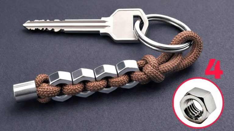 5 kroków do stworzenia niesamowitego breloczka z metalowych nakrętek DIY