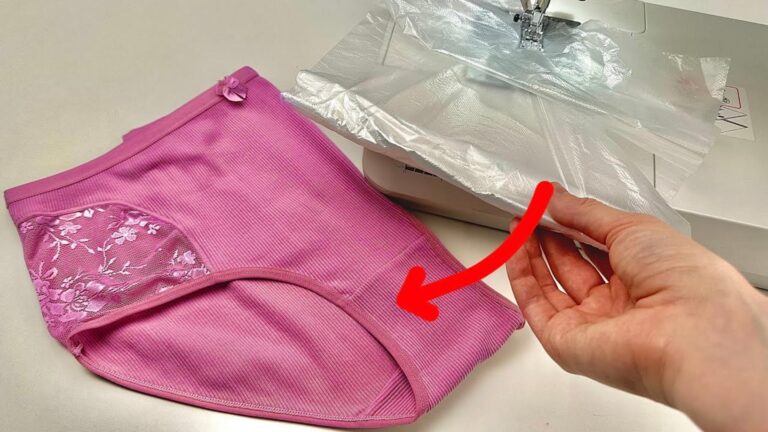 Szyj piękne majtki w 5 minut z plasticznej torby – łatwy sposób dla każdego!